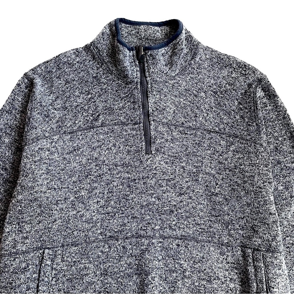 Woolrich Quarter Zip Pullover Sweater,‎ Grey, Men’s XL - Picture 3 of 9